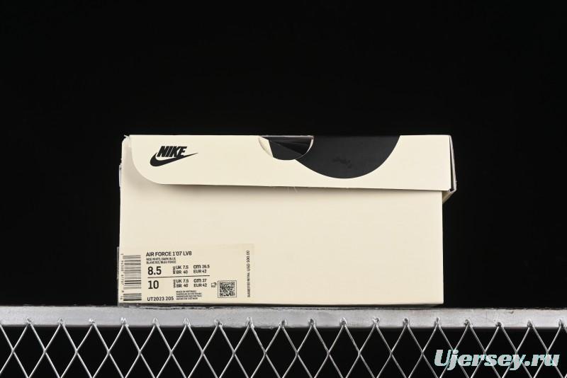 Nike Undefeated x Air Force 1 Low Casual Sneakers in Dark Blue Hemp with Reflective Details - UT2023-205