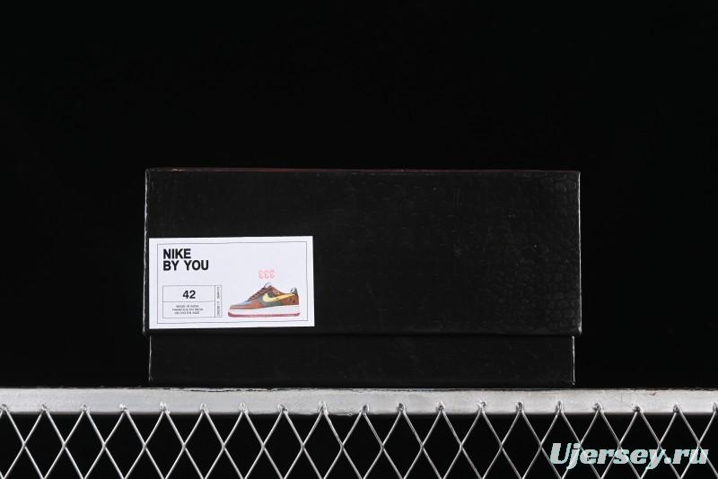 Nike Air Force 1 '07 Low Sun Black Myth Wukong Themed Casual Sneakers - CW2288-111