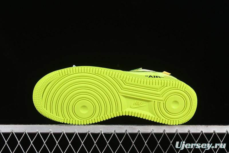 Nike Off White x Air Force 1 Low OW Transparent Yellow Sneakers - AO4606-700