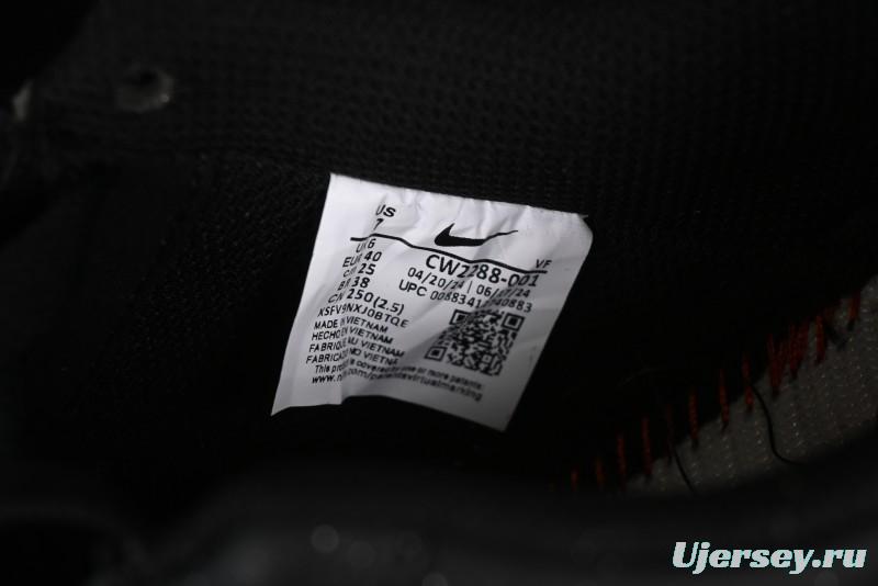 Nike Air Force 1 '07 Low Graffiti Black Silver Anime Hand-Painted Casual Sneakers - CW2288-012