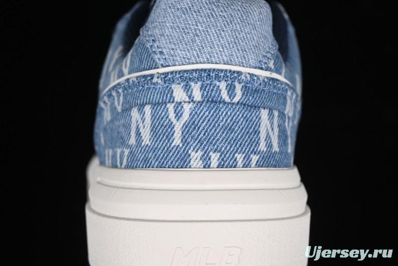 New York Yankees MLB Chunky Liner Denim Basic Platform Sandals - 3ASXCDC4N50BLS