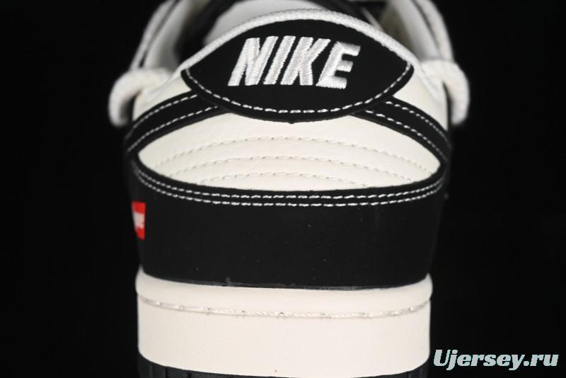 Nike SB Dunk Low SUP Collaboration - Strap Black Hook Anniversary High-End Custom Low-Top Casual Skate Shoes - SJ2068-288