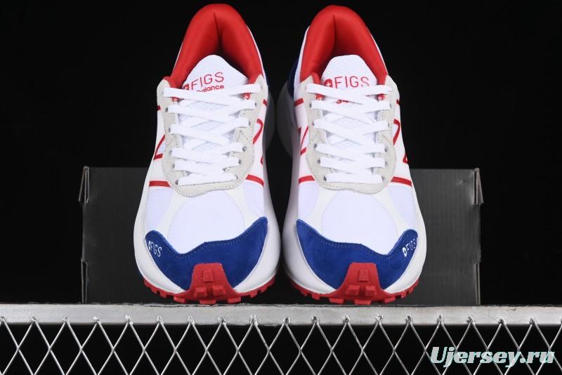 New Balance 3447 Series Retro Running Shoes with Textile and Leather Upper - U3447LA