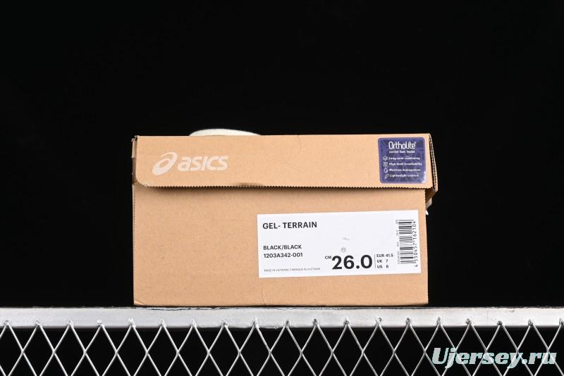 Asics Gel-Terrain Retro Breathable Casual Shoes Cushioned Men's Durable Running Sneakers - 1203A342-001