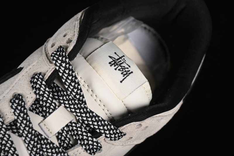 Nike SB Dunk Low x Supreme x Stussy Triple Collaboration Off-White Black Swoosh Anniversary High-End Custom Low-Top Casual Skate Shoes - SJ2068-270
