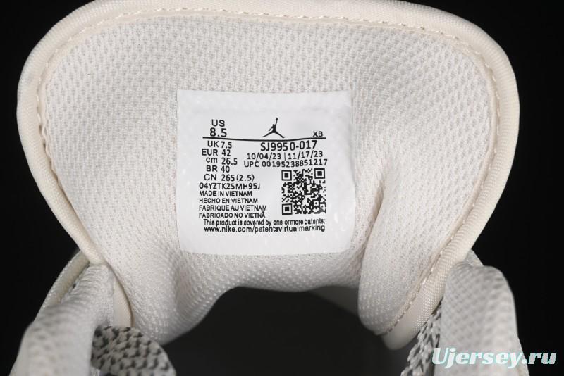 Nike Air Jordan 1 Low Supreme Collaboration - Retro Basketball Shoes in Off-White Red with Small Logo - SJ9950-017