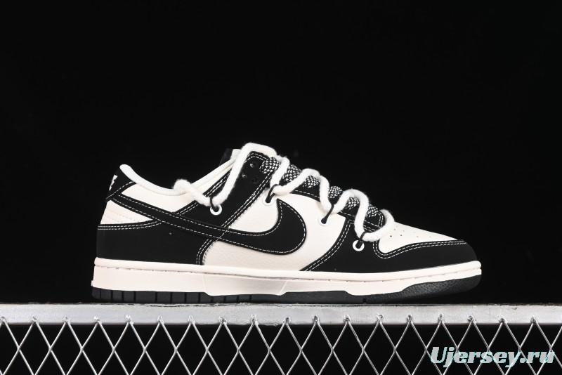 Nike SB Dunk Low SUP Collaboration - Strap Black Hook Anniversary High-End Custom Low-Top Casual Skate Shoes - SJ2068-288