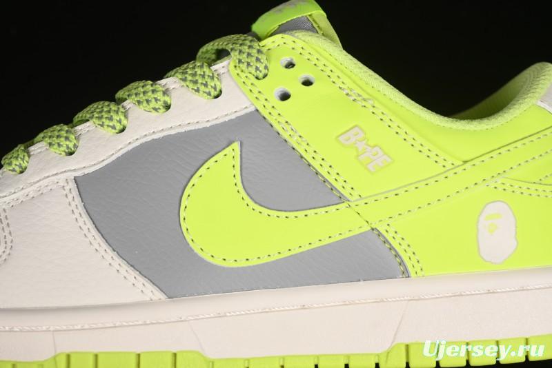 Nike SB Dunk Low BAPE Collaboration - Anniversary Premium Custom Low-Top Casual Sneakers - BB8969-005