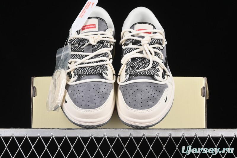 Nike Travis Scott x Fragment Design x Air Jordan 1 Low OG SP AJ1 Supreme Collaboration - SJ0086-132