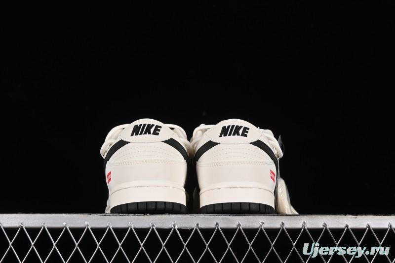 Nike SB Dunk Low Supreme Collaboration - Starry Night Black Engraving Anniversary High-End Custom Low-Top Casual Skate Shoes - JJ5688-108