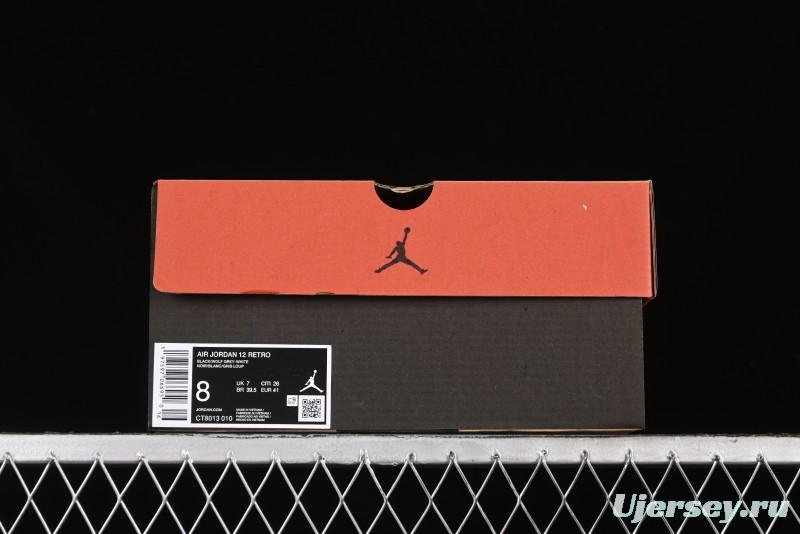 Nike Air Jordan 12 Retro Basketball Shoes in Wolf Grey - CT8013-010