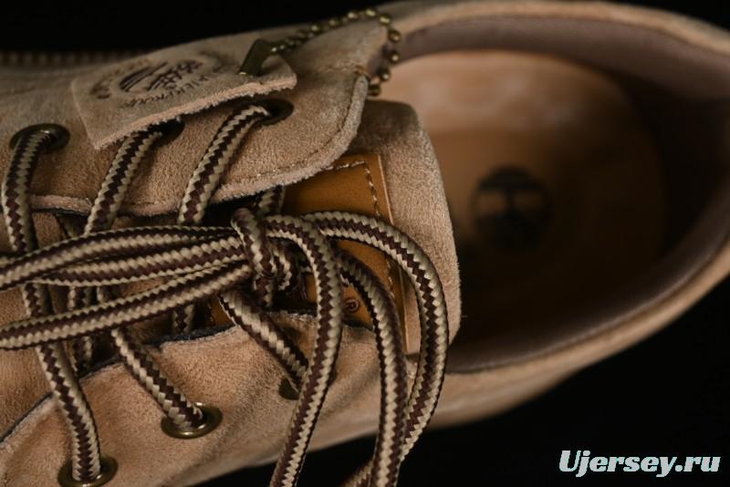Timberland Low-Top Casual Shoes for Men - Italian Oil-Grained Leather with Anti-Slip Rubber Sole - TB73535SAND