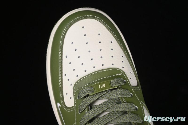 Nike Air Force 1 '07 Low Stussy Collaboration - Lotus Green Low-Top Casual Sneakers - BB5353-515