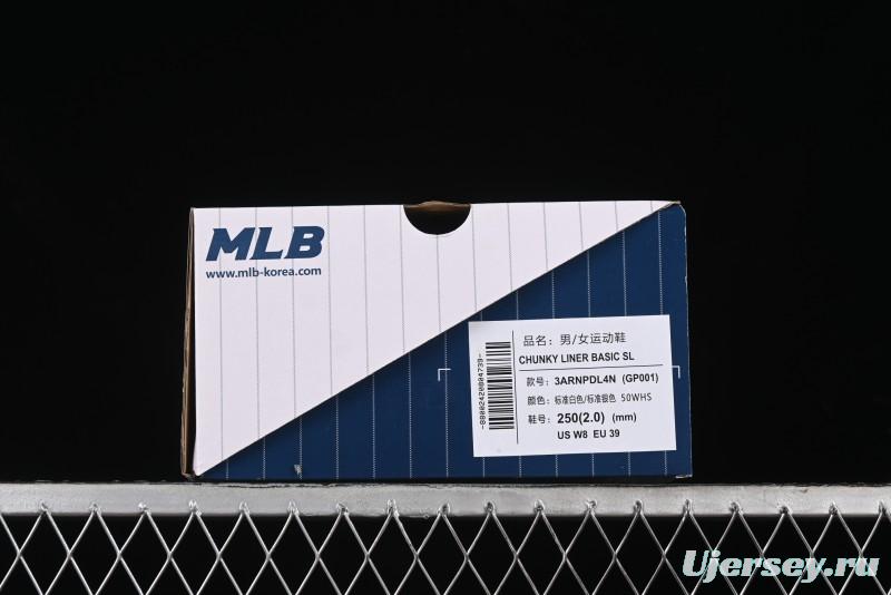 New York Yankees MLB Bigball Chunky Curve Thick Sole Casual Shoes - 3ARNPDL4N50WHS