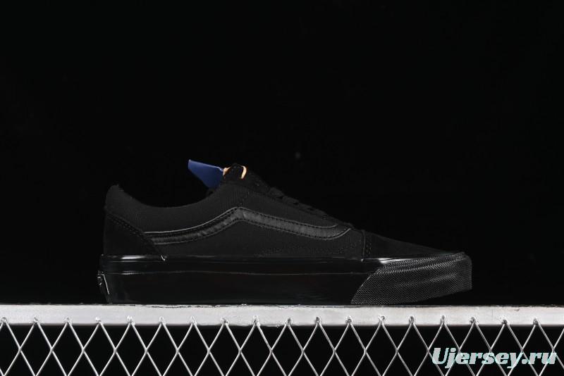 Vans Old Skool Premium Black Suede Retro Skate Shoes - VN000CXTBKA