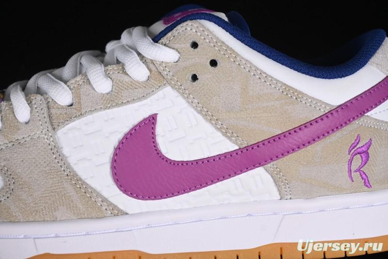 Nike SB Dunk Low Rayssa Leal Pro Skate Shoes with Colorful Smiley Laces - FZ5251-001