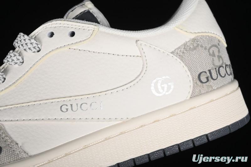 Nike Travis Scott x Fragment Design x Air Jordan 1 Low OG SP AJ1 Casual Sneakers - XZ1658-002