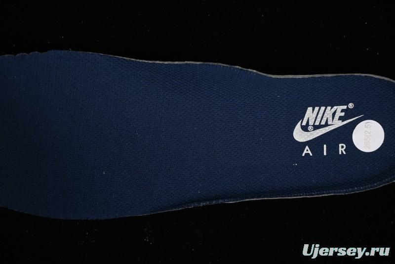 Nike Undefeated x Air Force 1 Low Casual Sneakers in Dark Blue Hemp with Reflective Details - UT2023-205