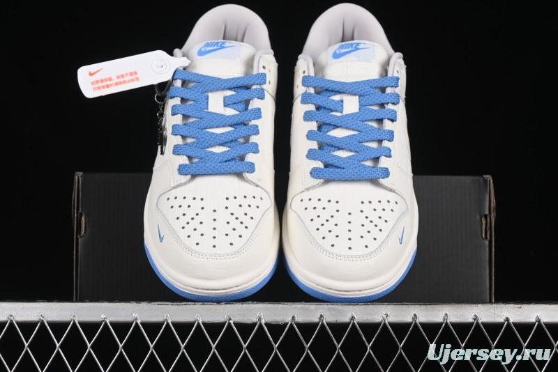 Nike SB Dunk Low Stussy Series - Woven Colorful White Swoosh Anniversary Custom Low-Top Casual Skate Shoes - KK1888-014