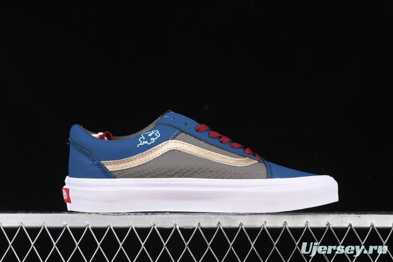 Vans Old Skool Black Wukong Themed Low-Top Retro Skate Shoes - VN0A45JCGIE