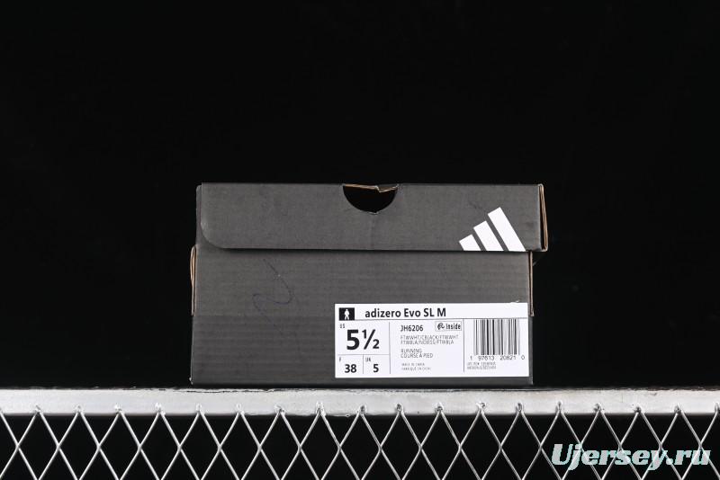 Adidas Adizero Evo SL Lightweight Breathable Cushioned Running Shoes - JH6206