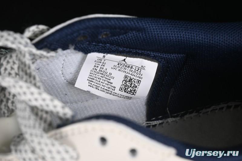 Nike Travis Scott x Fragment Design x Air Jordan 1 Low OG SP AJ1 Retro Sneakers - XY2688-121