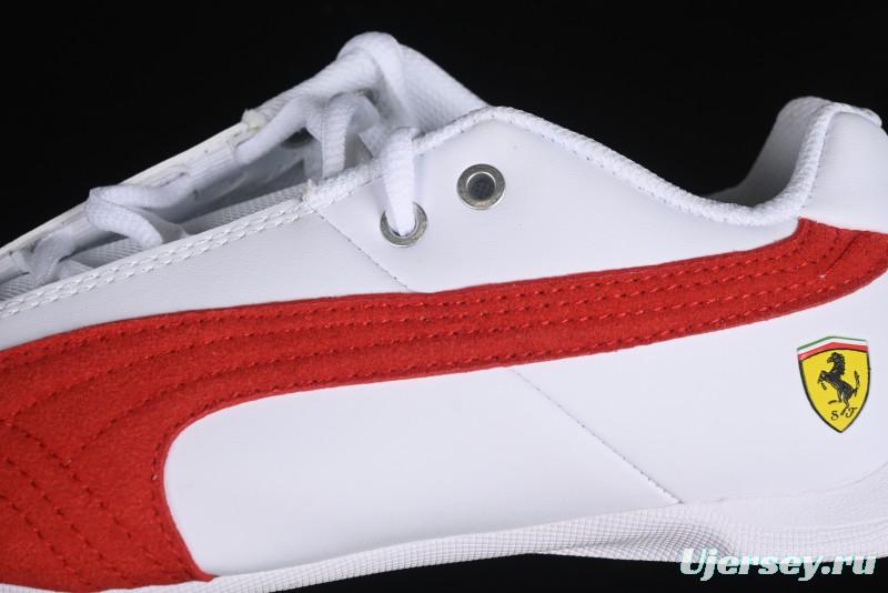 Puma Sparco Future Round Toe Lace-Up Leather Fabric Low-Top Lifestyle Casual Shoes - 308585-02