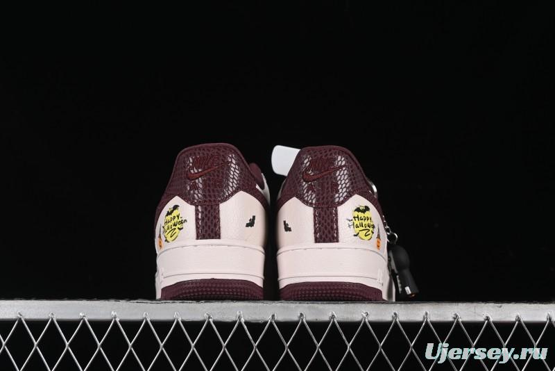 Nike Air Force 1'07 Low "Pumpkin Head" Halloween Themed Casual Sneakers - XL2321-888