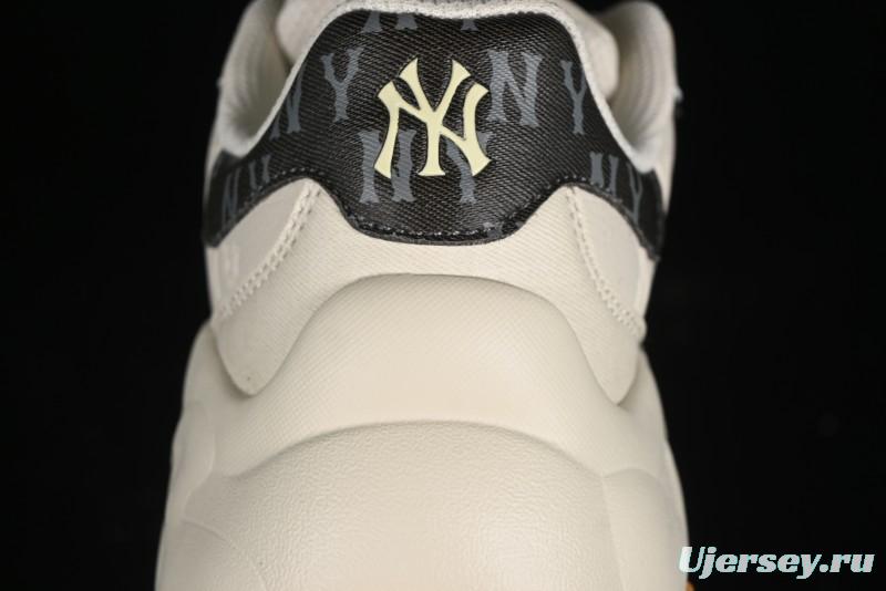 New York Yankees MLB Bigball Chunky Embo Monogram Thick Sole Sandals - 3ASHBEM4N50IVS