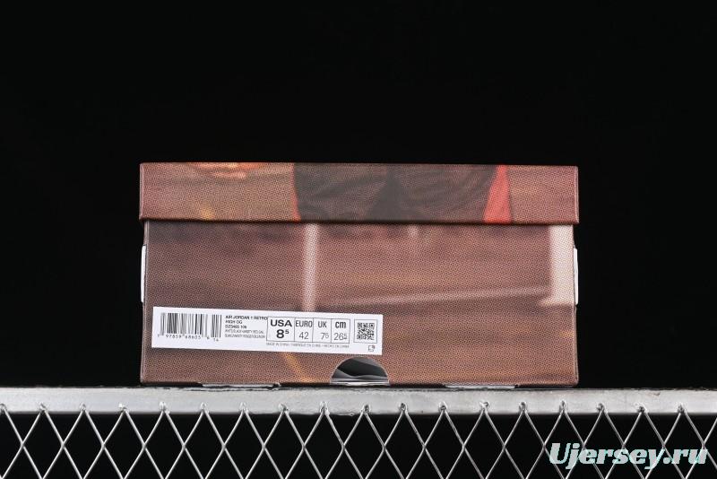 Nike Air Jordan 1 High OG Black Toe Reimagined Basketball Shoes - DZ5485-106