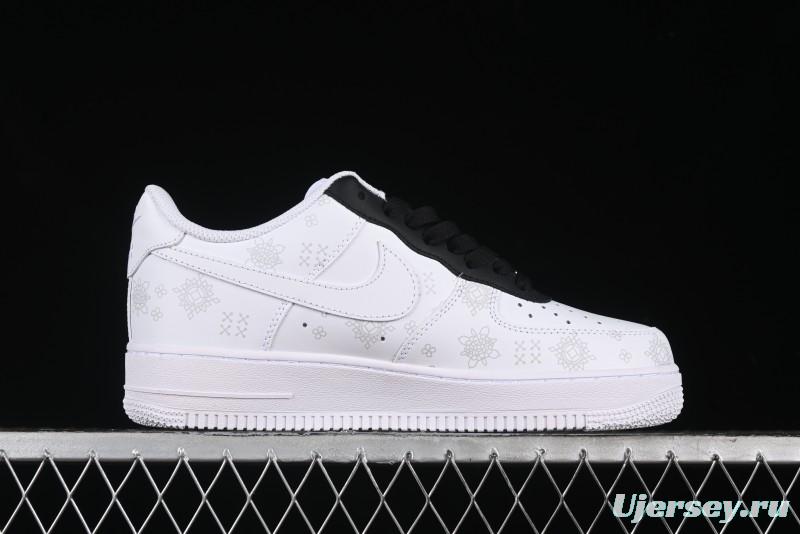 Nike Air Force 1 '07 Low Black Silk Chinese Style Casual Sneakers - ZH0316-036