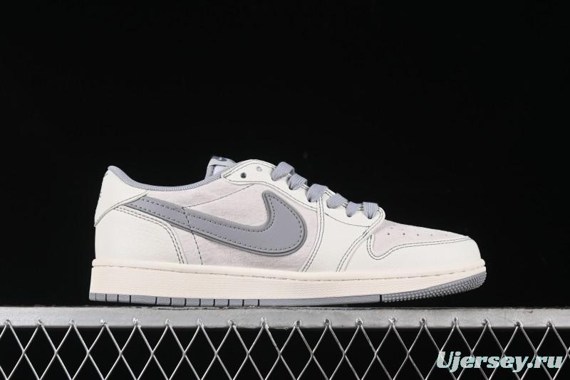 Nike Travis Scott x Fragment Design x Air Jordan 1 Low OG SP AJ1 Supreme Collaboration - XZ2268-003