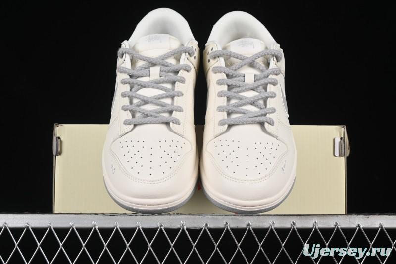 Nike SB Dunk Low Stussy Anniversary Custom Low-Top Casual Sneakers - SJ2068-282