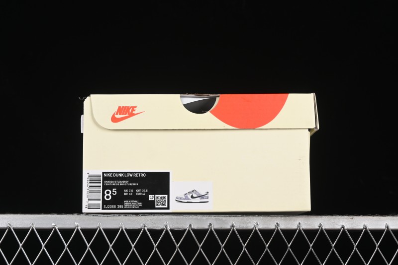 Nike SB Dunk Low Stussy Anniversary Custom Low-Top Casual Skate Shoes - SJ2068-295
