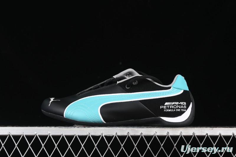 Puma Sparco Future Round Toe Lace-Up Leather Fabric Low-Top Lifestyle Casual Shoes - 308155-01