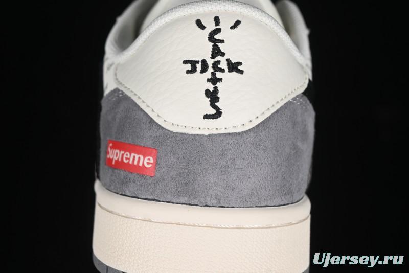 Nike Travis Scott x Fragment Design x Air Jordan 1 Low OG SP AJ1 Supreme Collaboration - XY2688-120