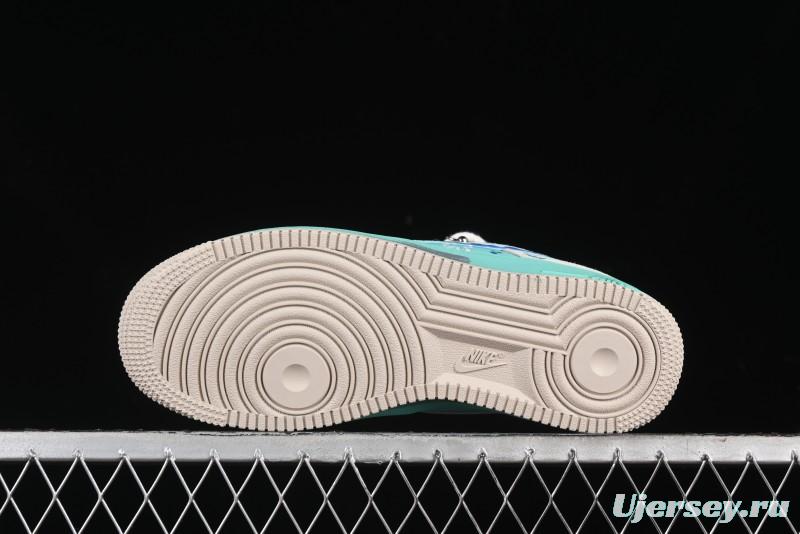 Nike Air Force 1 '07 Low x Stitch Casual Lace-Up Sneakers - DZ1328-222