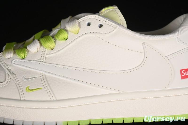 Nike Travis Scott x Fragment Design x Air Jordan 1 Low OG SP AJ1 Supreme Collaboration - BB2299-811