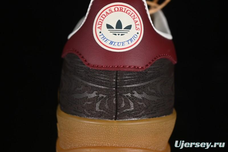 Adidas Originals Gazelle Indoor Retro Casual Slip-Resistant Wear-Resistant Low-Top Sneakers - JP5671