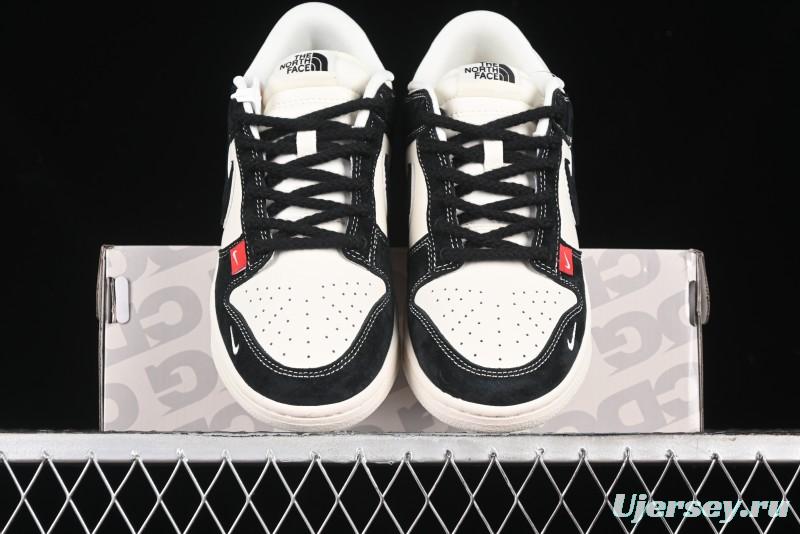 Nike SB Dunk Low The North Face Collaboration - Black Pig Eight Black Hook Anniversary High-End Custom Low-Top Casual Sneakers - SJ1089-011