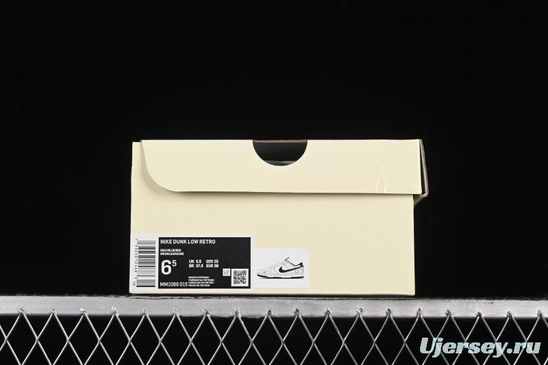 Nike SB Dunk Low KAWS Series - Grey White Black Swoosh Anniversary High-End Custom Low-Top Casual Skate Shoes - MM1089-015