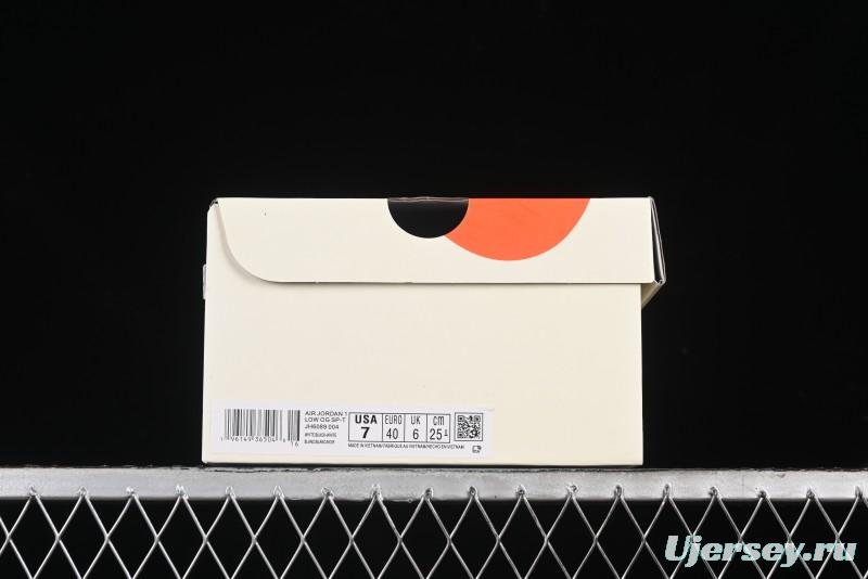 Nike Travis Scott x Fragment Design x Air Jordan 1 Low OG SP AJ1 Retro Sneakers - JH6089-004