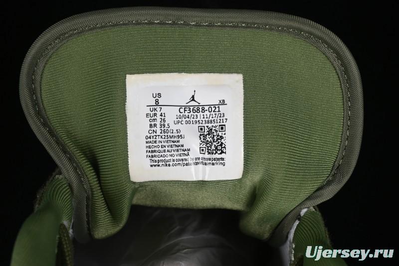 Nike Air Jordan 1 Low OFF-WHITE Collaboration - Retro Basketball Shoes with Beige Green Stitching - CF3688-021