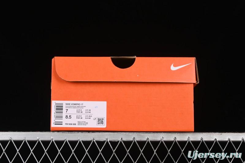 Nike Air Zoom Vomero 17 Summer 2024 Cushioned Casual Running Shoes with Zoom Air Unit - FB1309-006