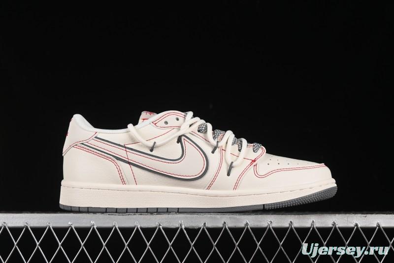 Nike Travis Scott x Fragment Design x Air Jordan 1 Low OG SP AJ1 Sneakers - SJ0086-136