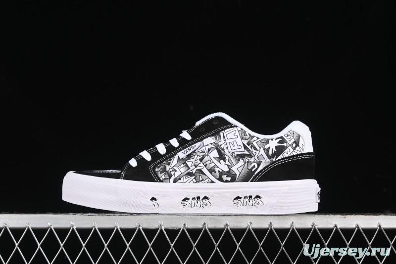 Vans Classics Knu Skool Retro Skate Shoes with Enlarged Toe and Thickened Tongue - VN000CZWBHJ