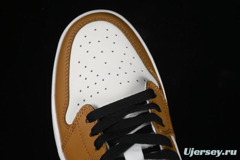 Nike Air Jordan 1 Low OG AJ1 Black Brown Low-Top Lifestyle Basketball Shoes - CZ0790-107