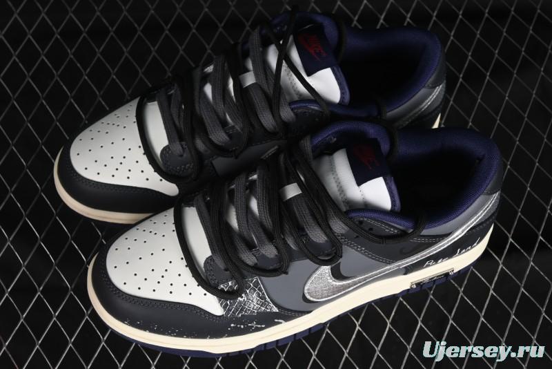 Nike Dunk Low Retro Block Street Dark Splatter Gothic Cross SB Low-top Casual Sneakers - FV8106-181