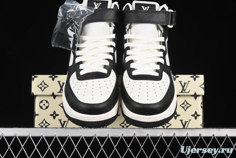 Nike Air Force 1 '07 Mid Casual Sneakers in Black - LL0222-005