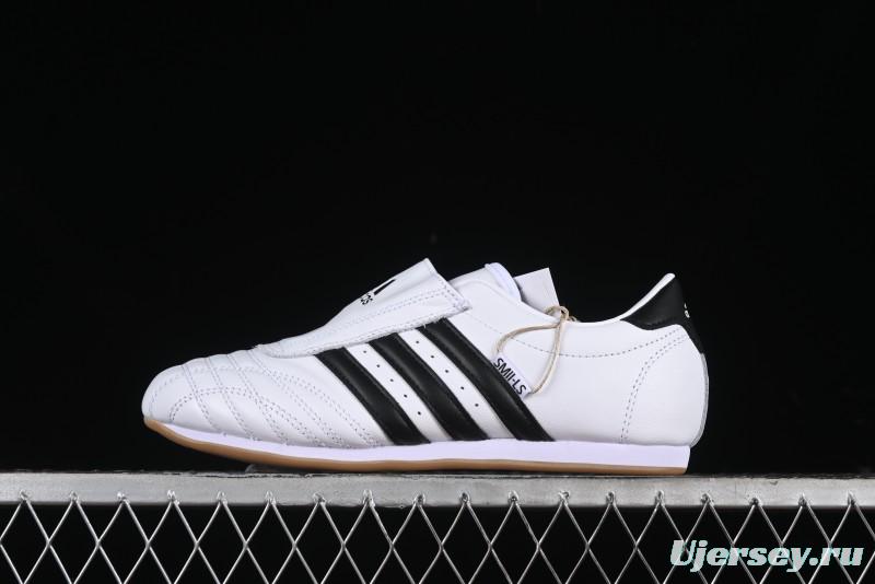 Adidas Originals Taekwondo Low-Top Training Shoes with Full-Grain Leather Wrap Comfortable Anti-Slip Durable - JQ4774